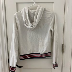 XS White Zip Up